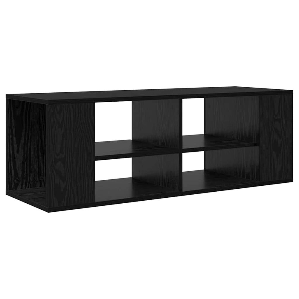vidaXL Ensemble de meubles TV noir aspect chêne 102 x 35 x 35 cm