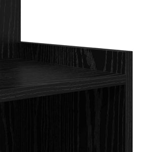 vidaXL Nightstands 2 pcs Black Oak Look 40 x 35 x 60 cm