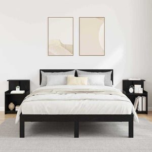 vidaXL Nightstands 2 pcs Black Oak Look 40 x 35 x 60 cm