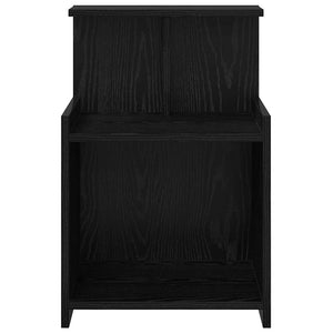 vidaXL Nightstands 2 pcs Black Oak Look 40 x 35 x 60 cm