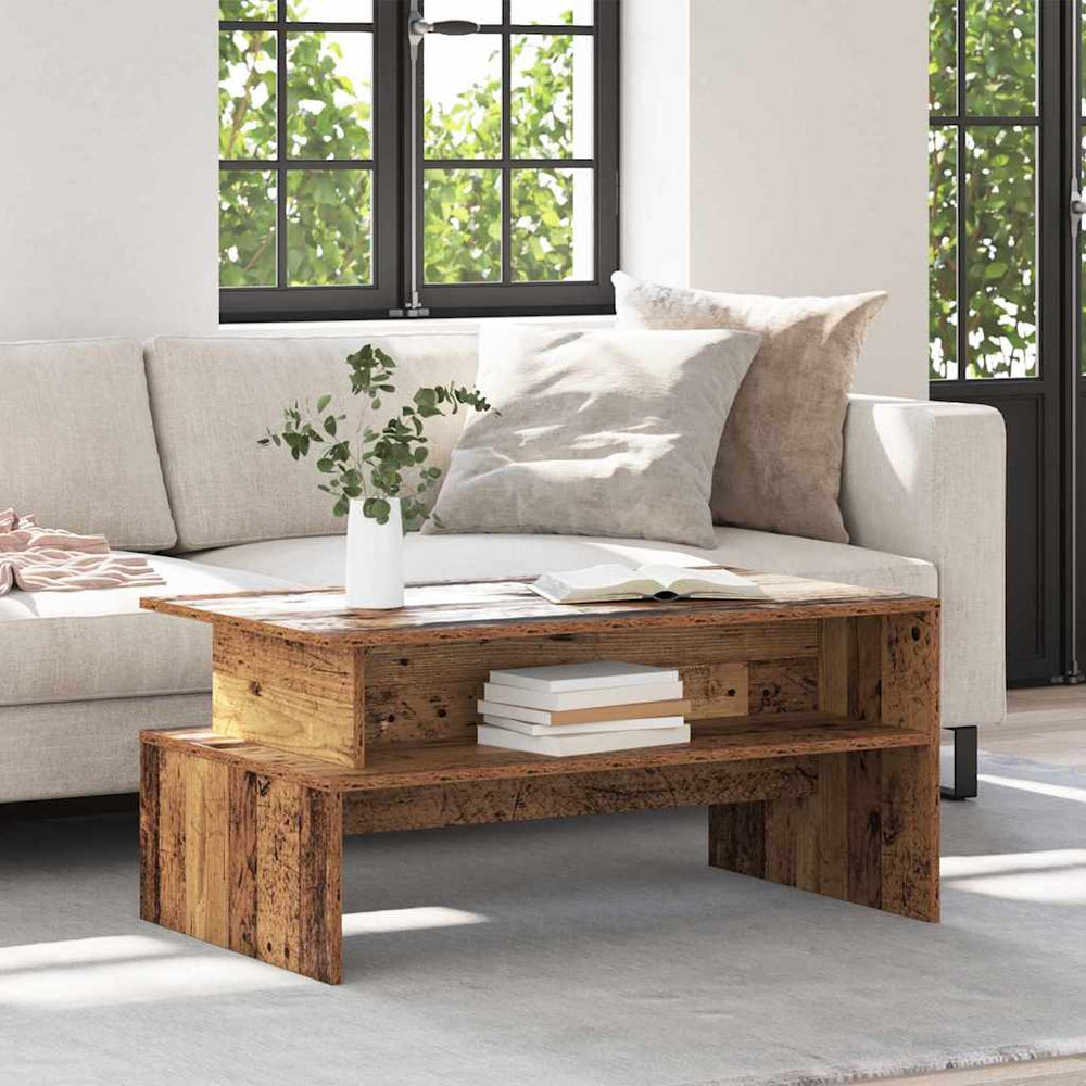Couchtisch Altholz 90x55 cm