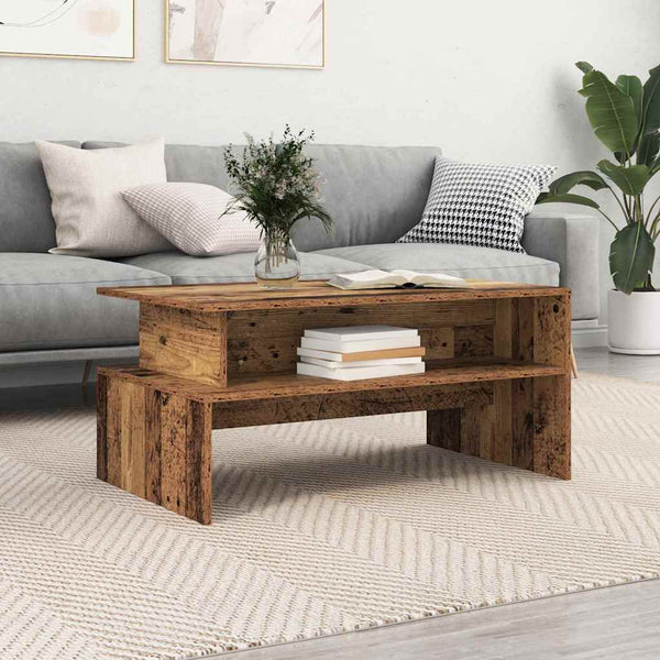 Couchtisch Altholz 90x55 cm