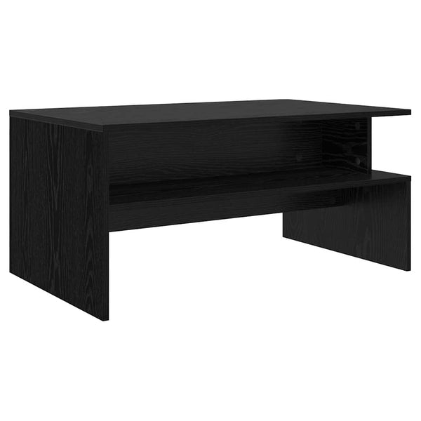 Schwarzer Couchtisch Eichenoptik