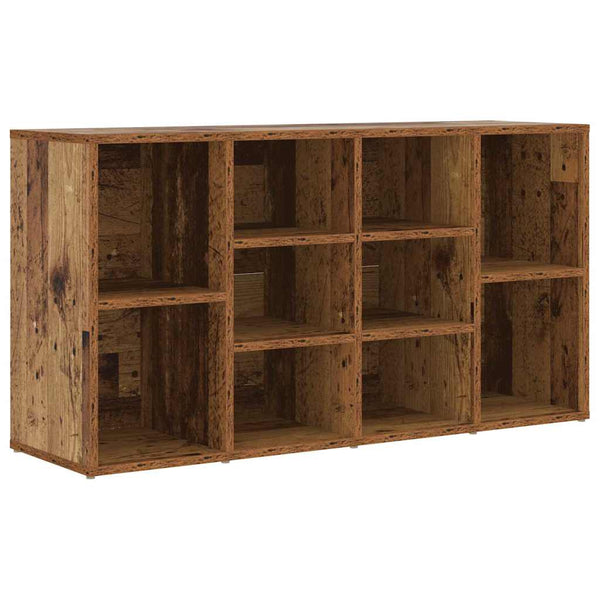 vidaXL Banc à chaussures avec étagère en bois de récupération 103 x 30 x 54,5 cm Bois d'ingénierie