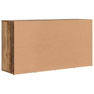 vidaXL Banc à chaussures avec étagère en bois de récupération 103 x 30 x 54,5 cm Bois d'ingénierie