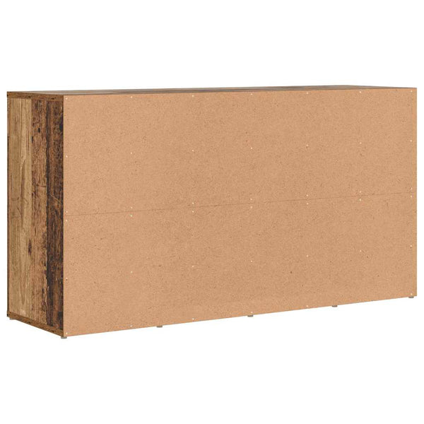 vidaXL Banc à chaussures avec étagère en bois de récupération 103 x 30 x 54,5 cm Bois d'ingénierie