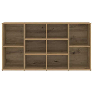 Banc à chaussures vidaXL chêne artisan 103 x 30 x 54,5 cm en bois d'ingénierie