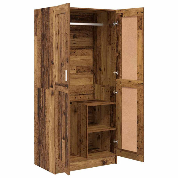 Kleiderschrank Altholz 82,5 cm