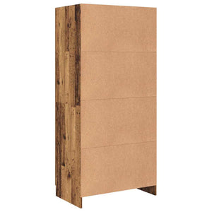 Kleiderschrank Altholz 82,5 cm
