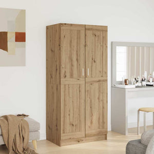 Kleiderschrank Eiche 82,5x51,5x180 cm