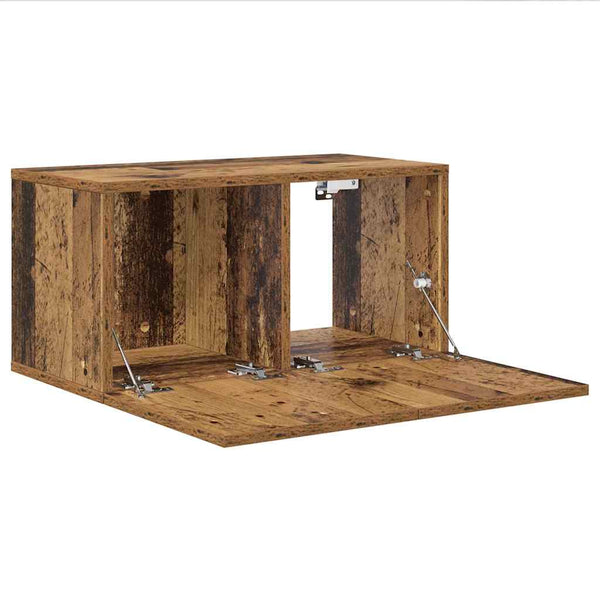vidaXL Meuble TV, 2 pcs, multicolore, 60 x 30 x 30 cm, bois d'ingénierie