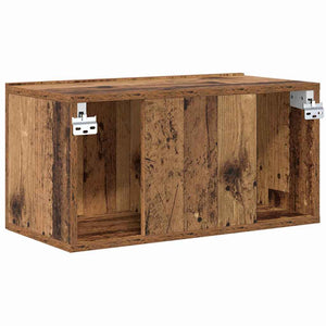 vidaXL Meuble TV, 2 pcs, multicolore, 60 x 30 x 30 cm, bois d'ingénierie