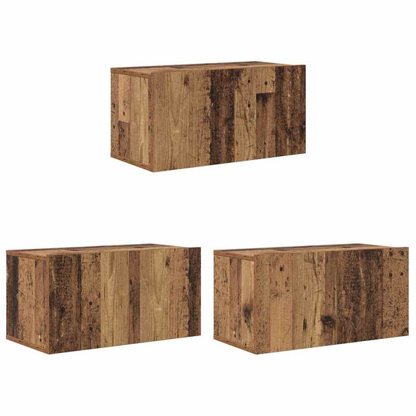 TV-Schrank Set Braun, 3-teilig