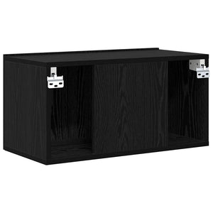 TV-Schrankset Schwarz, Wandmontage