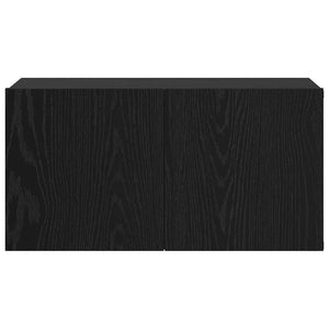 TV-Schrankset Schwarz, Wandmontage