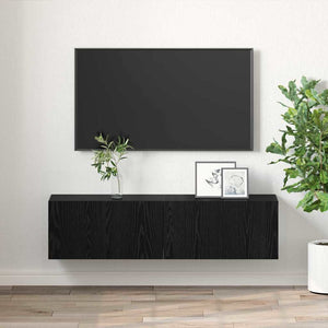 TV-Schrank Set Schwarz 60x30 cm