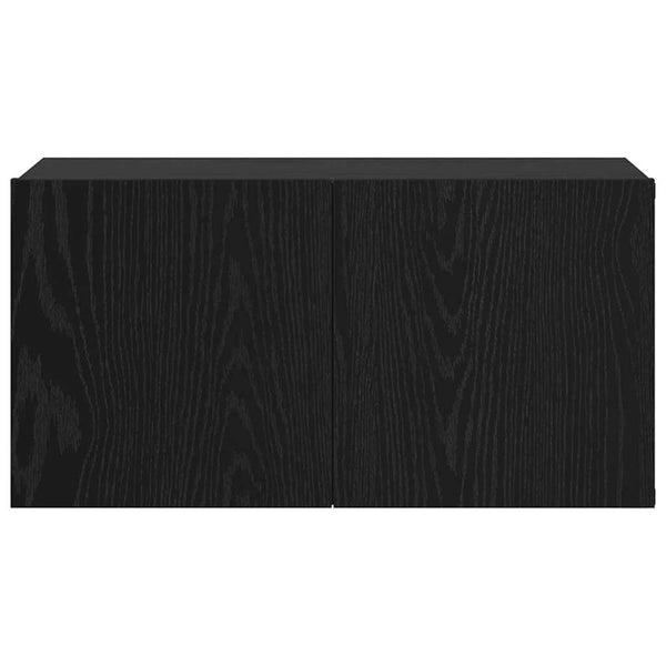 TV-Schrank Set Schwarz, 3-teilig