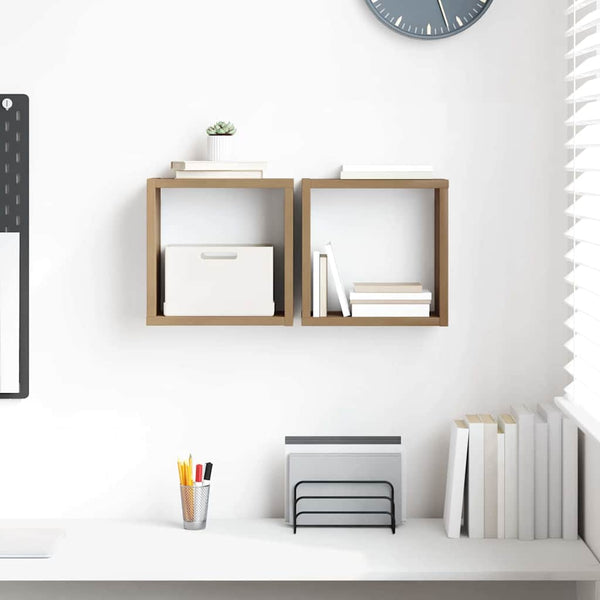 Wandregale 2er Set Artisan Eiche