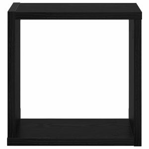 Wandregale Schwarz Eichen-Optik 2er Set