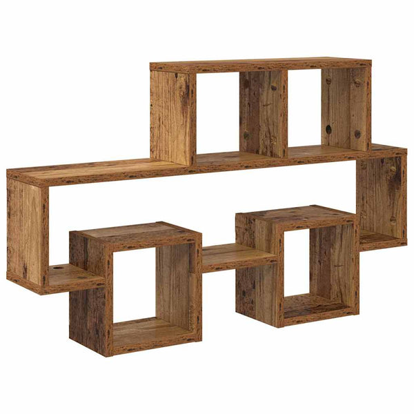 Wandregal Altholz mit Regal 82x15x51 cm