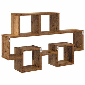 Wandregal Altholz mit Regal 82x15x51 cm