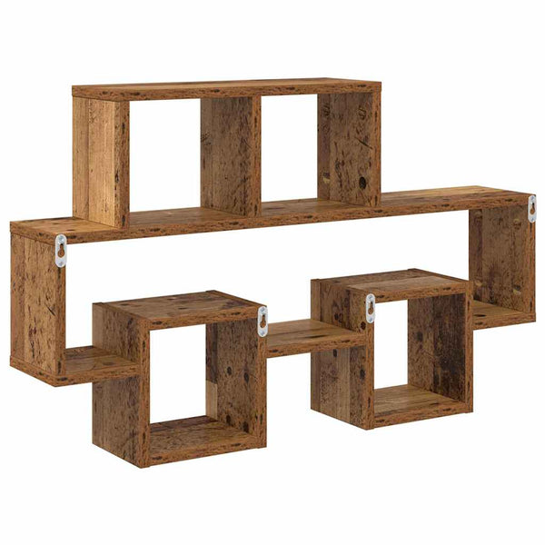 Wandregal Altholz mit Regal 82x15x51 cm