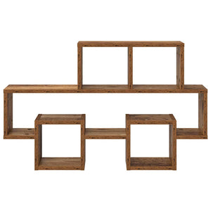 Wandregal Altholz mit Regal 82x15x51 cm
