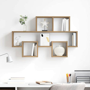 Wandregal Artisan Eiche 82x15x51 cm