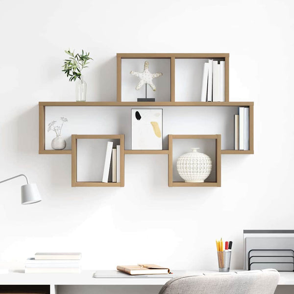 Wandregal Artisan Eiche 82x15x51 cm