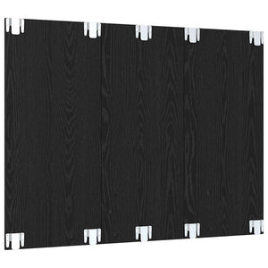 TV-Schrank Set Schwarz Eichen-Optik 120 cm