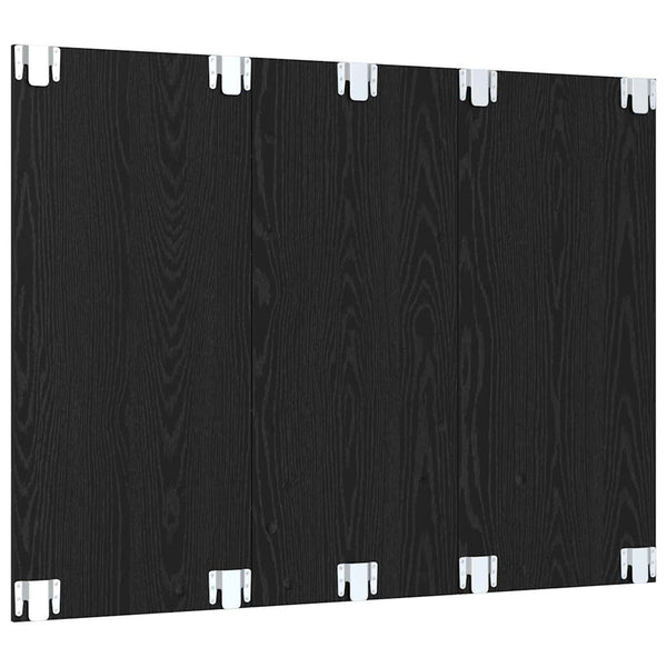 TV-Schrank Set Schwarz Eichen-Optik 120 cm
