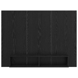 TV-Schrank Set Schwarz Eichen-Optik 120 cm