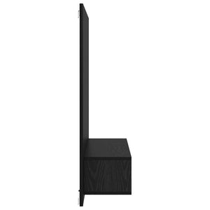 TV-Schrank Set Schwarz Eichen-Optik 120 cm
