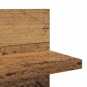 Wandregal 2er Set Altholz 80cm