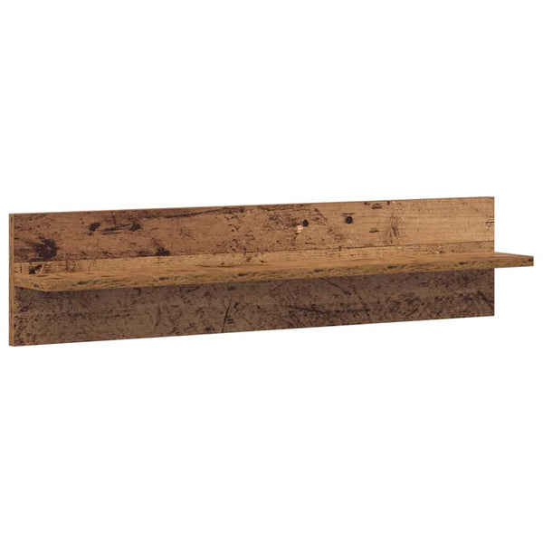 Wandregal 2er Set Altholz 80cm