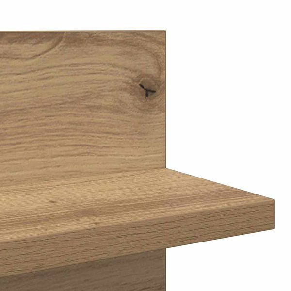 Wandregal 2er Set Artisan-Eiche 80cm