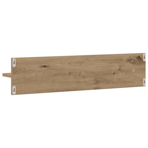 Wandregal 2er Set Artisan-Eiche 80cm