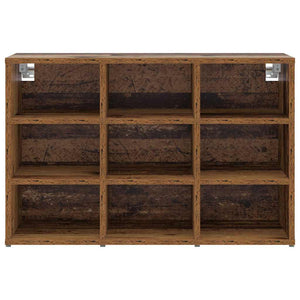 Schuhschrank Altholz mit Regal