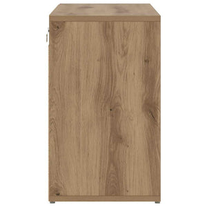 vidaXL Meuble à chaussures chêne artisan 77,5 x 30 x 51 cm en bois d'ingénierie