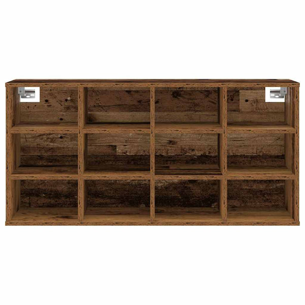 vidaXL Meuble à chaussures avec étagère Bois de récupération 103 x 30 x 51 cm Bois d'ingénierie