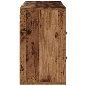 vidaXL Meuble à chaussures avec étagère Bois de récupération 103 x 30 x 51 cm Bois d'ingénierie