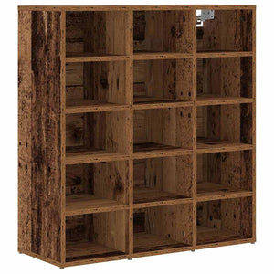 Schuhschrank Altholz 77,5 cm