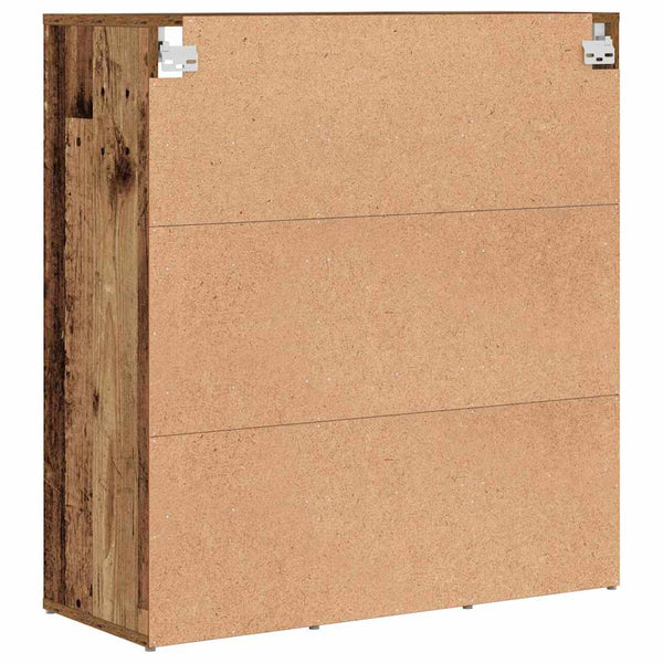 Schuhschrank Altholz 77,5 cm