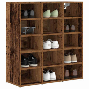 Schuhschrank Altholz 77,5 cm
