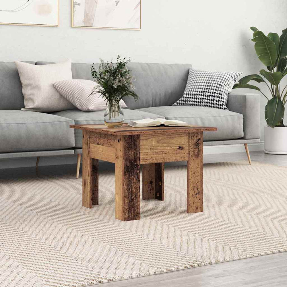 Couchtisch Altholz 55x55 cm