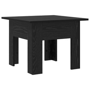 Schwarzer Couchtisch Eichenoptik 55x55 cm