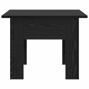 Schwarzer Couchtisch Eichenoptik 55x55 cm
