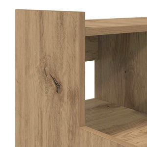 Schreibtisch Artisan Eiche mit LED