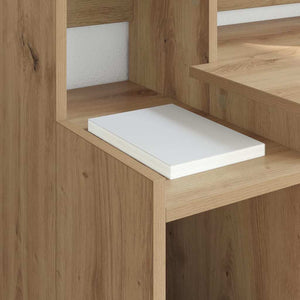 Schreibtisch Artisan Eiche mit LED