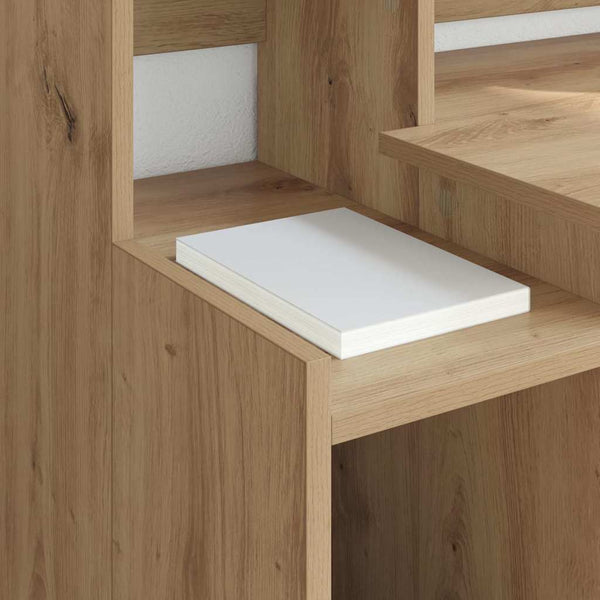 Schreibtisch Artisan Eiche mit LED